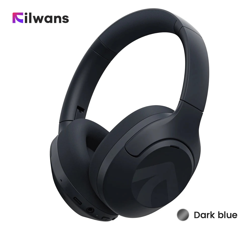 Filwans H Zero pro -50dB ANC Headphones Hi-Res AUDIO Wireless Bluetooth 5.4 5 Microphone Headset 3.5mm PC Gaming Gamer Earphones