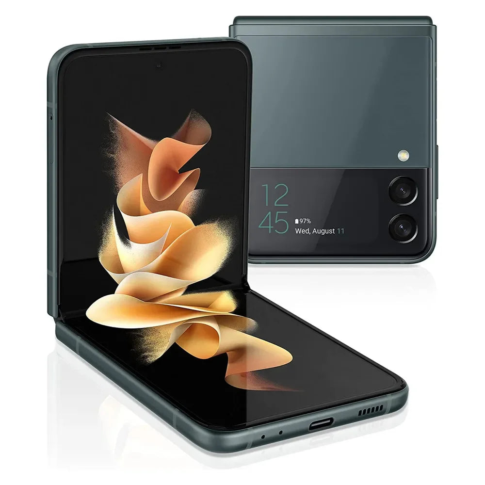 Original Samsung Galaxy Z Flip 3  F711U F711N 5G Mobile Phone 6.7" 128G ROM 8GB RAM 12MP Foldable Cellphone Unlocked 95% NEW