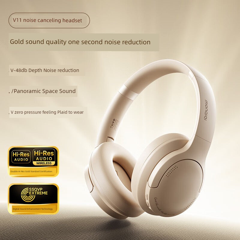 V11 Headset Bluetooth Headset ANC Active Noise Reduction Wireless Wired Headset Noise Reduction Computer Gaming Electronic Sports 2024