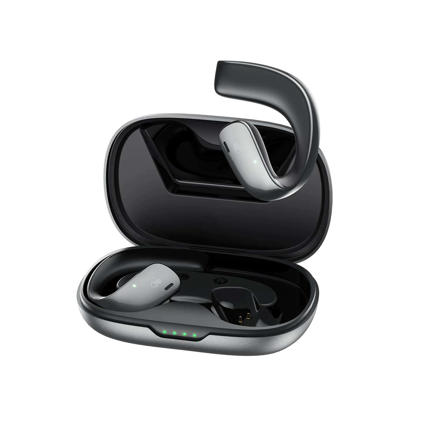 Black Shark T20  Wireless Earbuds Sport, Bluetooth 5.3  Over Ear Buds Stereo Deep Bass with Earhooks, IPX67 Waterproof for Gym