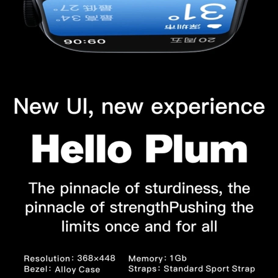 Hello Plum H16 Pro AMOLED Smart Watch Men Women NFC Compass Deepseek Smartwatch ChatGPT Photo Album Sport Watch For Android Ios