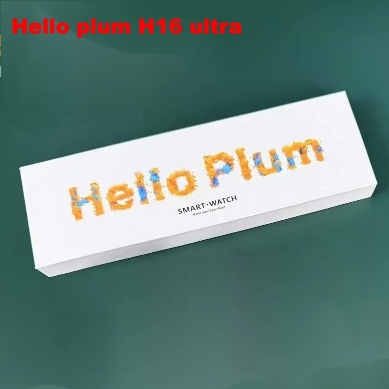 Hello Plum H16 Ultra Smart Watch Series Men Women 49mm Sport Watch Local Music Compass Chat GPT NFC Smartwatch For ios Android