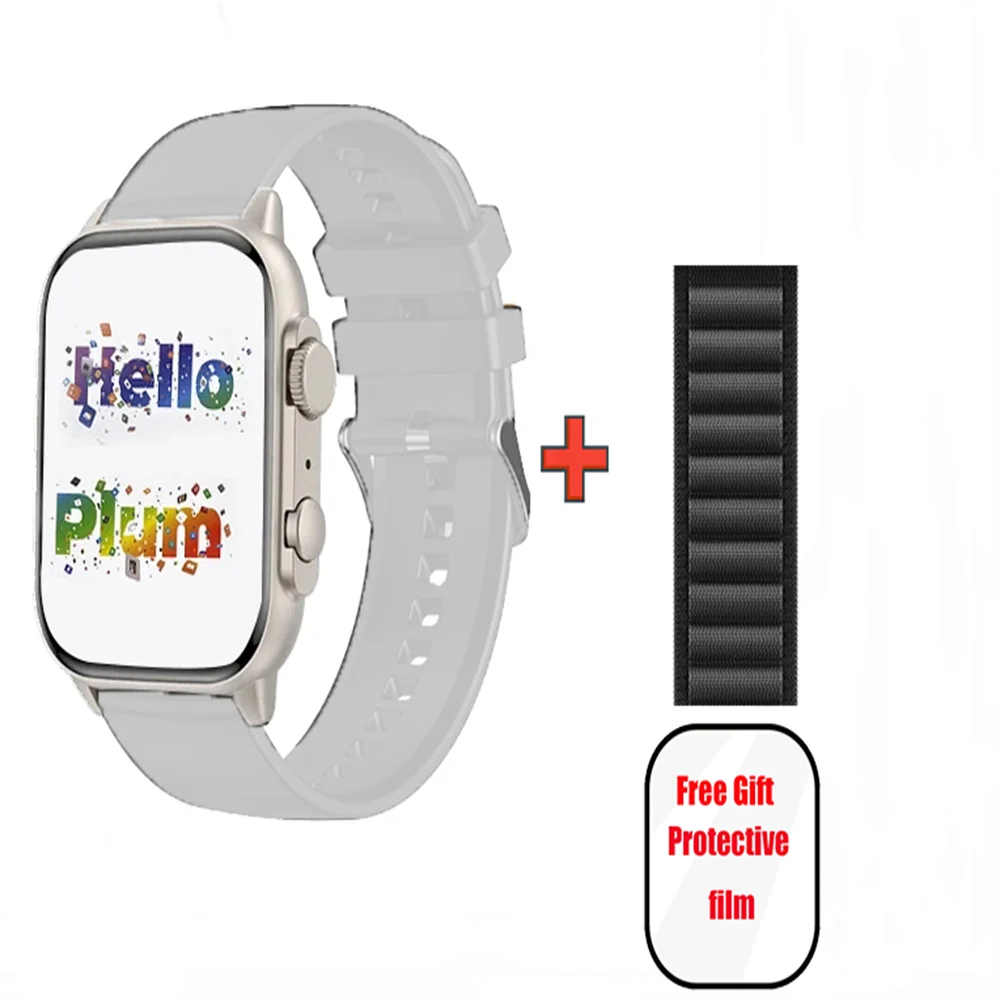 Hello Plum H16 Ultra Smart Watch Series Men Women 49mm Sport Watch Local Music Compass Chat GPT NFC Smartwatch For ios Android
