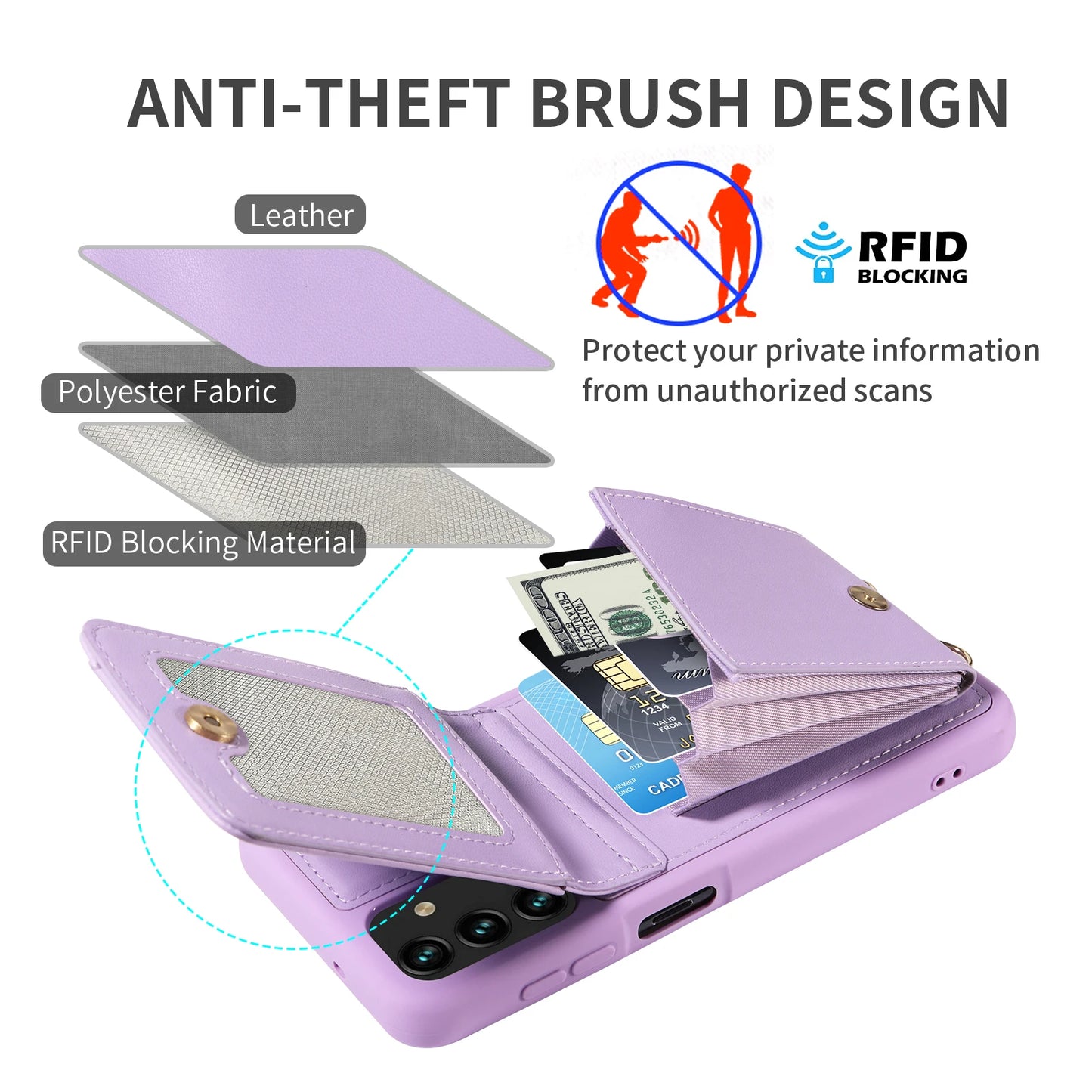 Zipper Leather Cases Phone Case For Samsung Galaxy S24 Ultra S24 plus S24 S23 FE S22 S21 For Samsung Galaxy Z Flip 5 Z Fold 5