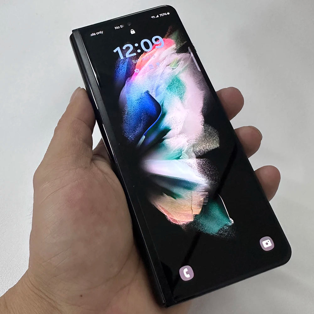 Samsung Galaxy Z Fold 3 Fold3 5G F926N F926U/U1 7.6" Foldable AMOLED 12GB 256/512GB NFC Snapdragon 95% New Original Cell Phone