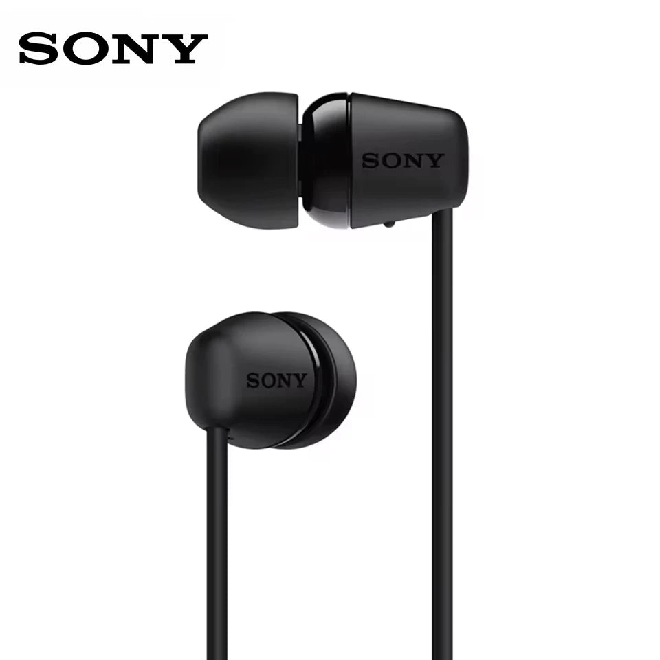 SONY Original WI-C200 Wireless In-ear Stereo Headset Bluetooth 5.0 Sports Headset Magnetic Headset with Microphone
