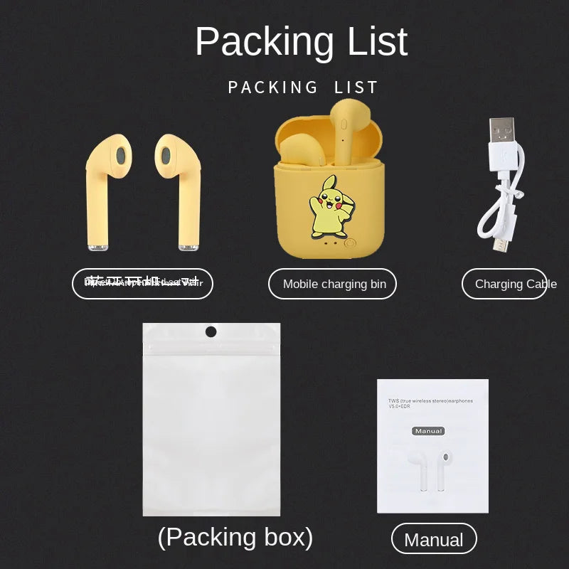 Disney TWS i7 Mini 2 Wireless Headphones Bluetooth 5.0 Earphone Matte Macaron Earbuds Handsfree With Mic Charging Box Headset