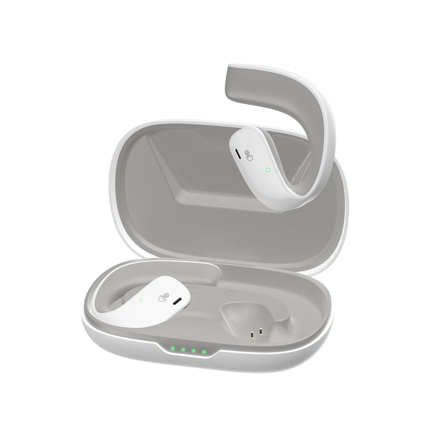 Black Shark T20  Wireless Earbuds Sport, Bluetooth 5.3  Over Ear Buds Stereo Deep Bass with Earhooks, IPX67 Waterproof for Gym