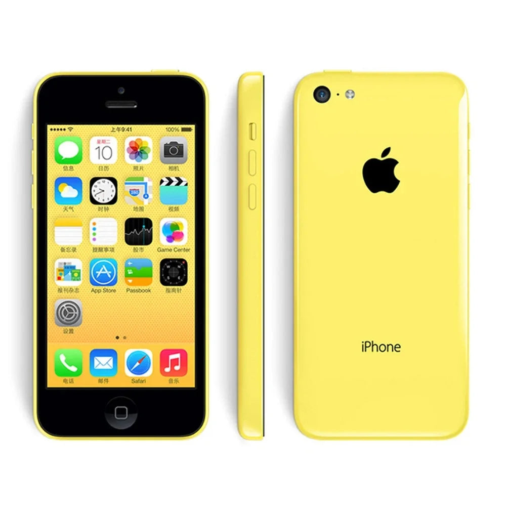Apple iPhone 5C 3G Mobile Phone 4.0 Display Dual Core CellPhone 8GB/16GB/32GB ROM WCDMA Used WIFI GPS IOS used phone