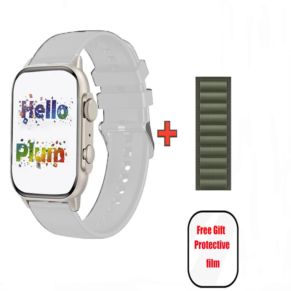 Hello Plum H16 Ultra Smart Watch Series Men Women 49mm Sport Watch Local Music Compass Chat GPT NFC Smartwatch For ios Android