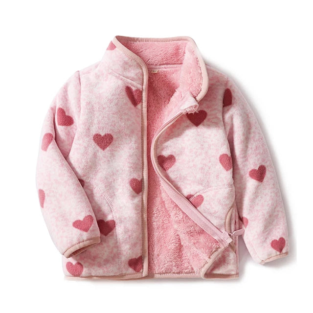 Spring Autumn Boys Jackets Shaker Fleece Windbreaker Warm Outwear For Kids Girls Sports Outerwear 4 6 8 Years Children Jackets