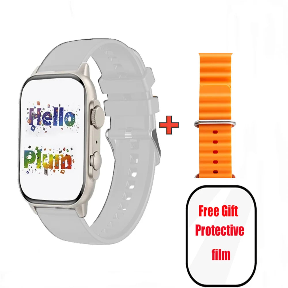 Hello Plum H16 Ultra Smart Watch Series Men Women 49mm Sport Watch Local Music Compass Chat GPT NFC Smartwatch For ios Android