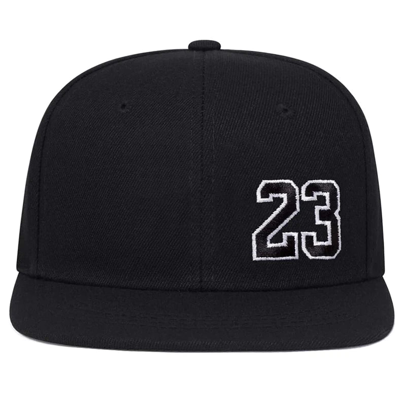 Unisex 23 Embroidery Hip-hop Hats Fashion Outdoor Adjustable Casual Baseball Caps Sunscreen Hat
