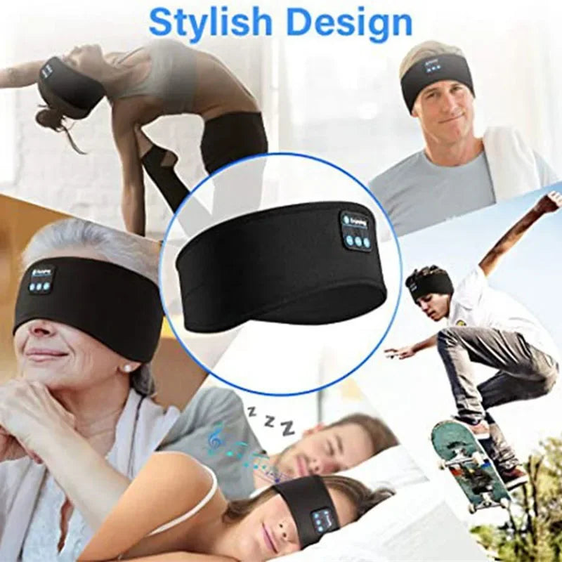 XIAOMI Wireless Bluetooth Headband Earphones Sports Headphones Elastic Headband Music Sleeping Eye Mask Bluetooth Headset