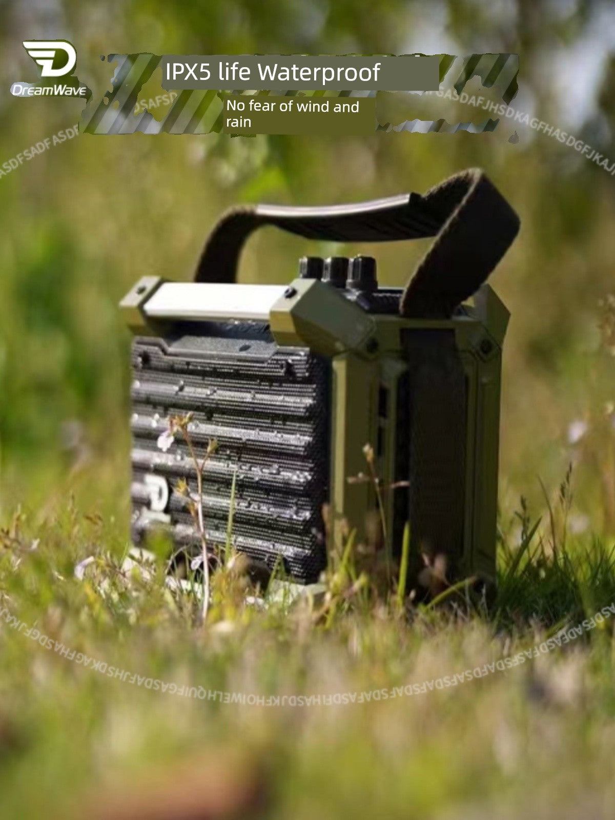 Junwu Rock King Mini Outdoor Bluetooth Speaker HiFi High Sound Quality Electrical Blowpipe Square Dance Wireless Portable Stereo