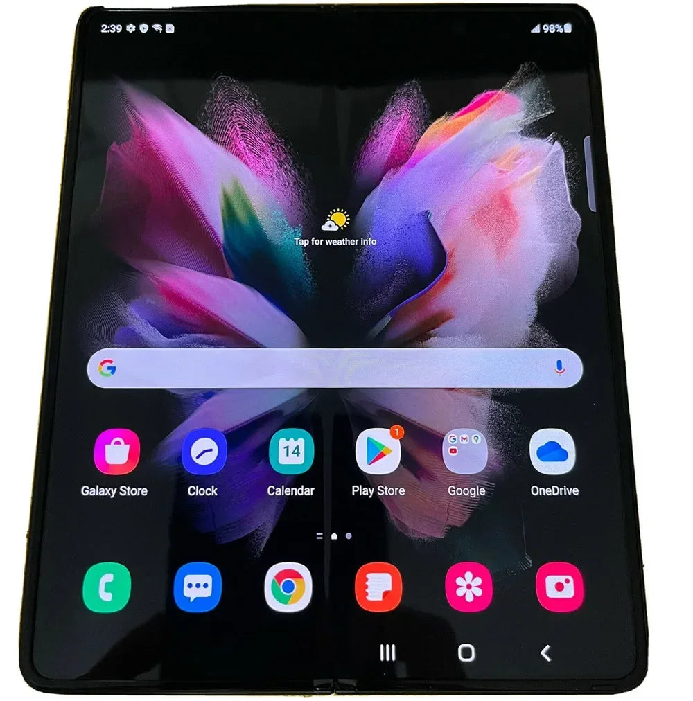 Samsung Galaxy Z Fold 3 Fold3 5G F926N F926U/U1 7.6" Foldable AMOLED 12GB 256/512GB NFC Snapdragon 95% New Original Cell Phone