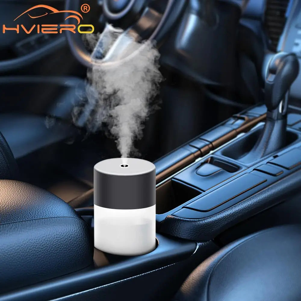 260ML Air Humidifier Ultrasonics Mini Aromatherapy Diffuser Portable Sprayer USB Essential Oil Atomizer LED Lamps for Home Car