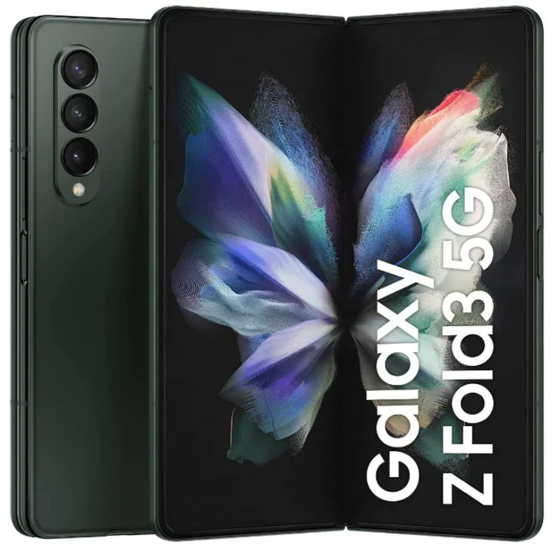 Samsung Galaxy Z Fold 3 Fold3 5G F926N F926U/U1 7.6" Foldable AMOLED 12GB 256/512GB NFC Snapdragon 95% New Original Cell Phone