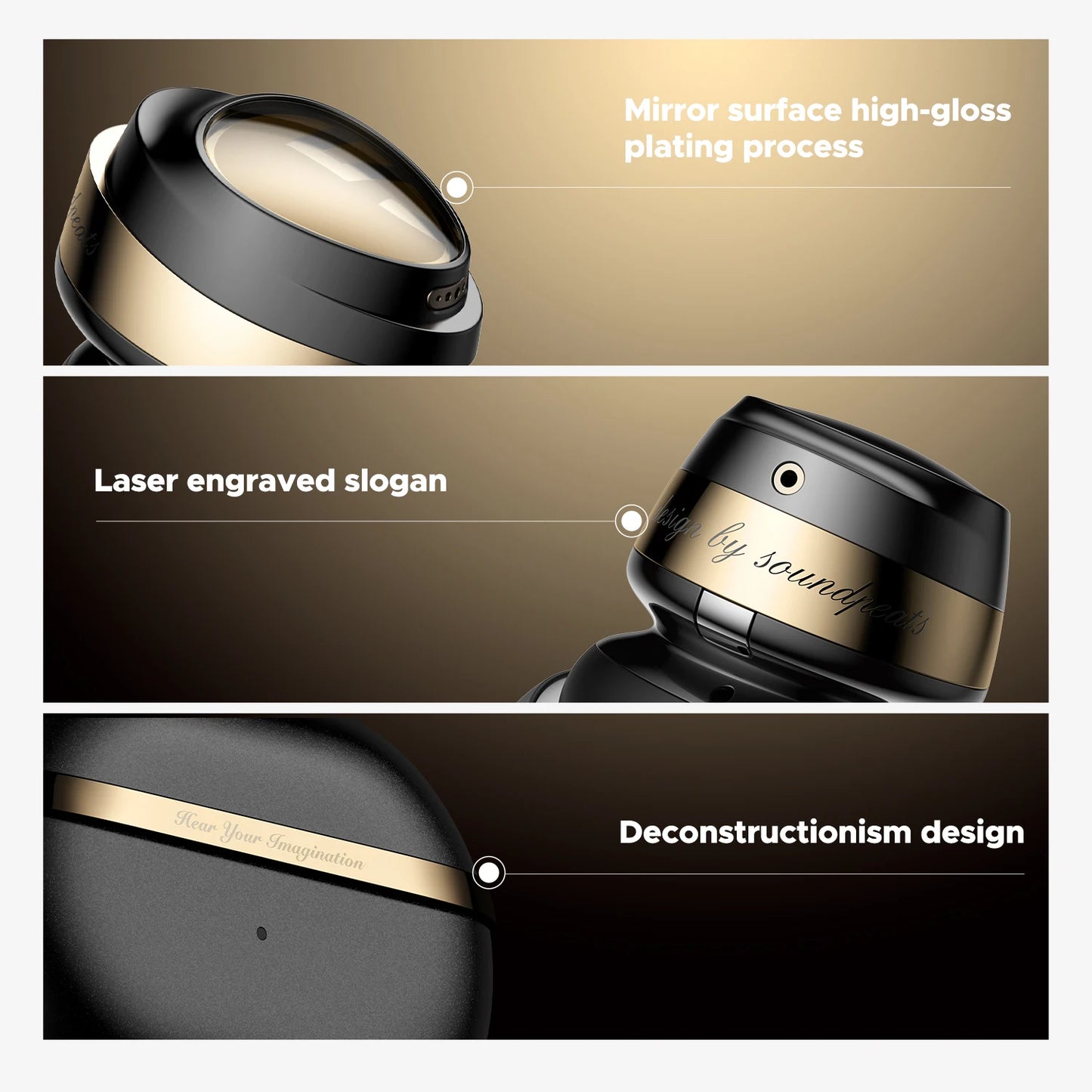 Soundpeats Opera 05 Hi-Res Wireless Earbuds LDAC Hybrid ANC Bluetooth V5.3 Earphones With Stereo Sound Hi-Fi Audio ENC Dual Mics