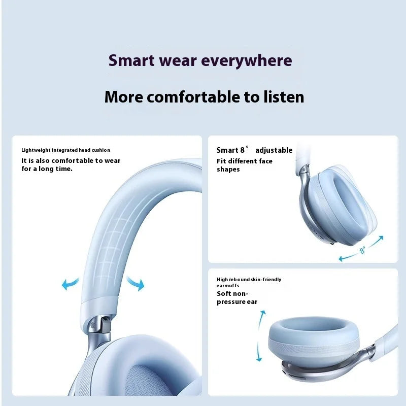New Soundcore Spaceone S1 Genuine Head Mounted Wireless Bluetooth 5.3 Broadband Intelligent Noise Cancelling Headphones Gifts