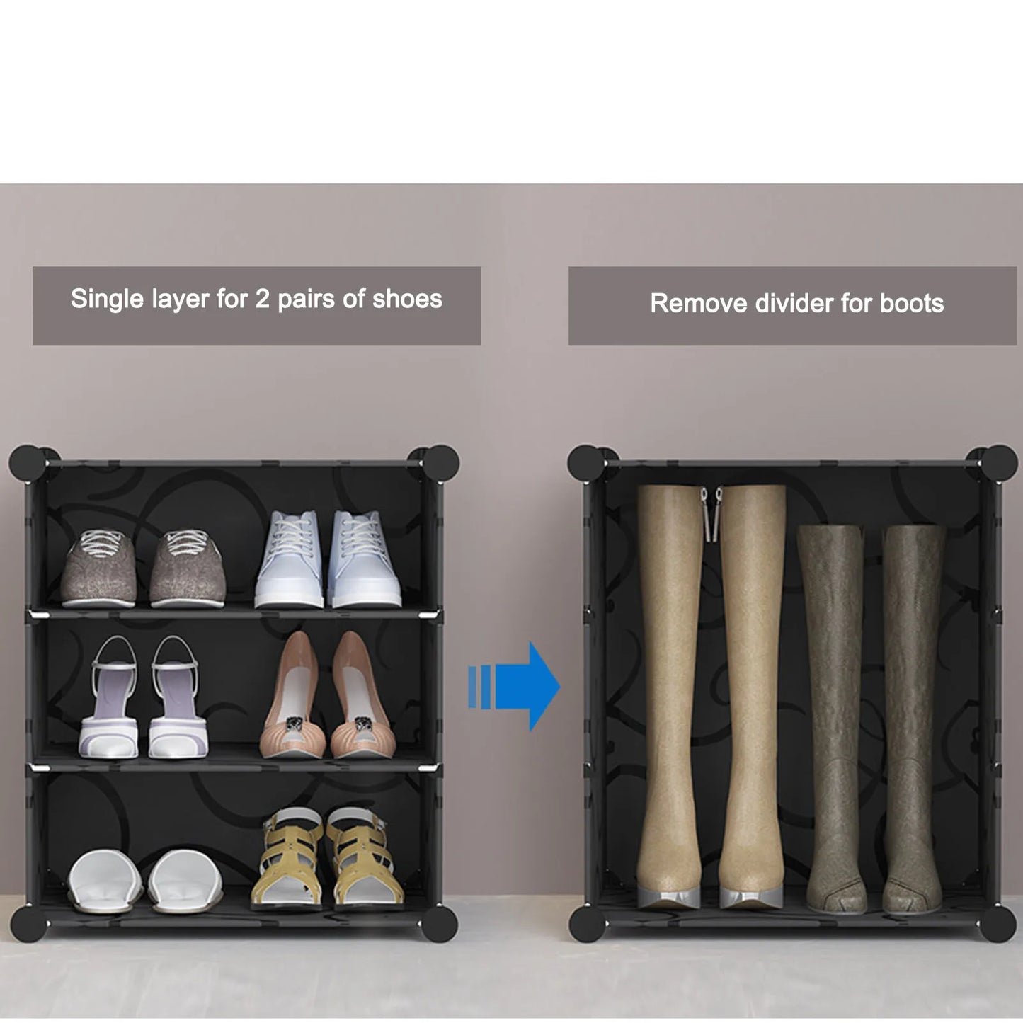 Tall Shoe Rack Easy To Assemble Vertical Shoe Rack Organizer Space Saving Multi Layer Multifunction with Clear Door for Doorway